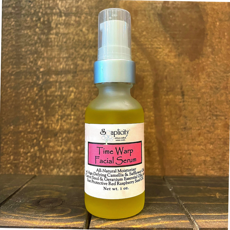Soaplicity Time Warp Facial Serum for Mature Skin Facial Moisturizer Sienna
