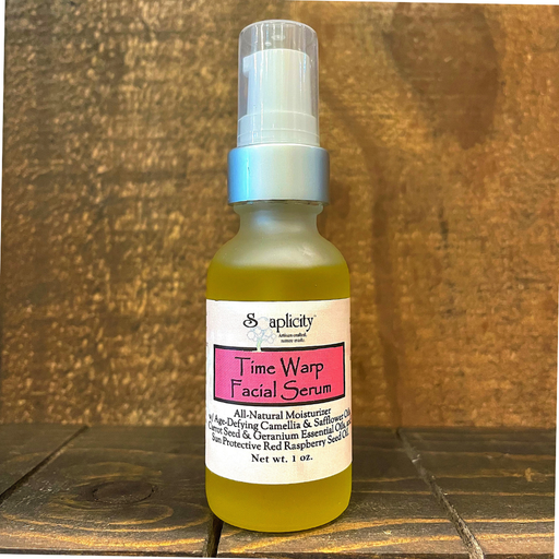 Soaplicity Time Warp Facial Serum for Mature Skin Facial Moisturizer Sienna