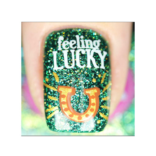 UberChic Beauty St Patrick's Day-04 Stamping Plate Dark Slate Gray