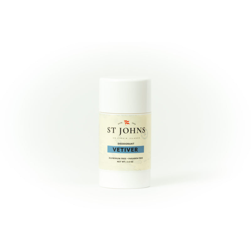 St Johns Fragrance Co LLC™ Vetiver Aluminum Free Deodorant Deodorant White Smoke