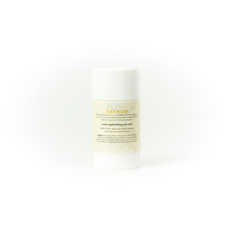 St Johns Fragrance Co LLC™ Bay Rum Aluminum Free Deodorant Deodorant White Smoke