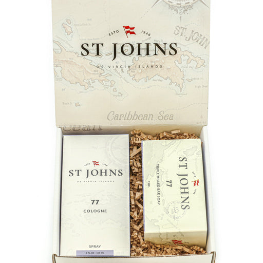 St Johns Fragrance Co LLC™ Cologne & Soap Gift Set - 77 Antique White