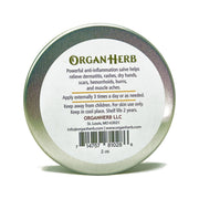 OrganHerb OrganHerb Organic St. John's Wort Salve (Kantarion) 2 oz – Soothing and Nourishing Skin Herbal Salve Organic Salves Beige