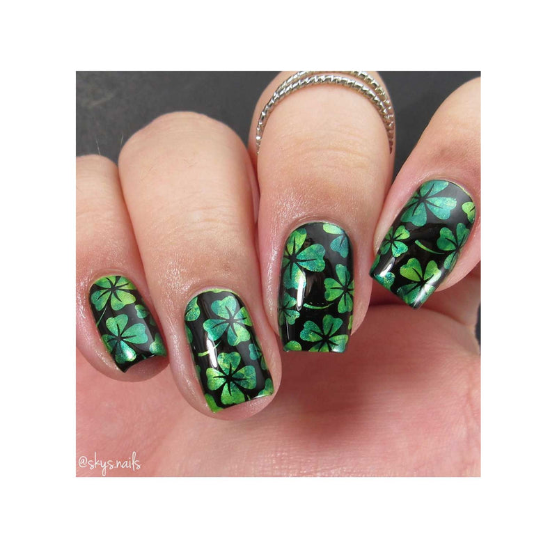 UberChic Beauty St Patrick's Day-06 Stamping Plate Rosy Brown