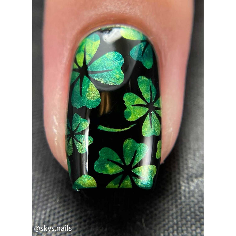 UberChic Beauty St Patrick's Day-06 Stamping Plate Rosy Brown