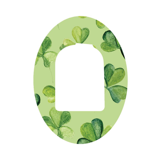 Peelz St. Patrick's Day Pod Patch Tape - Pump Peelz Patch Medical Tape White Smoke 1-Pack Omnipod Tape