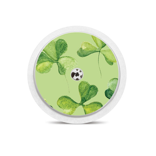 Peelz St. Patrick's Day for Freestyle Libre 2 Peelz/Stickers White Smoke Sensor Only
