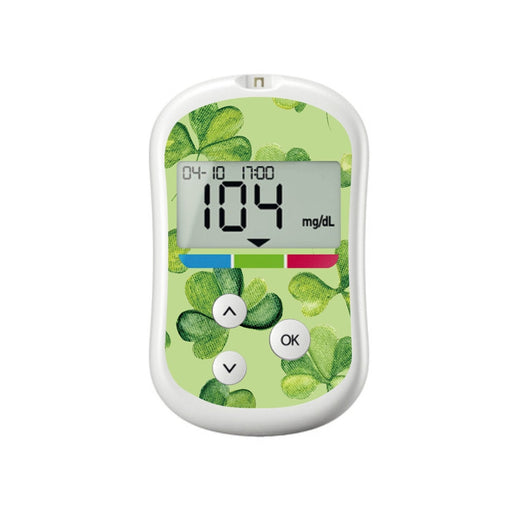 Peelz St. Patrick's Day for OneTouch Verio Flex Glucometer Peelz/Stickers White Smoke