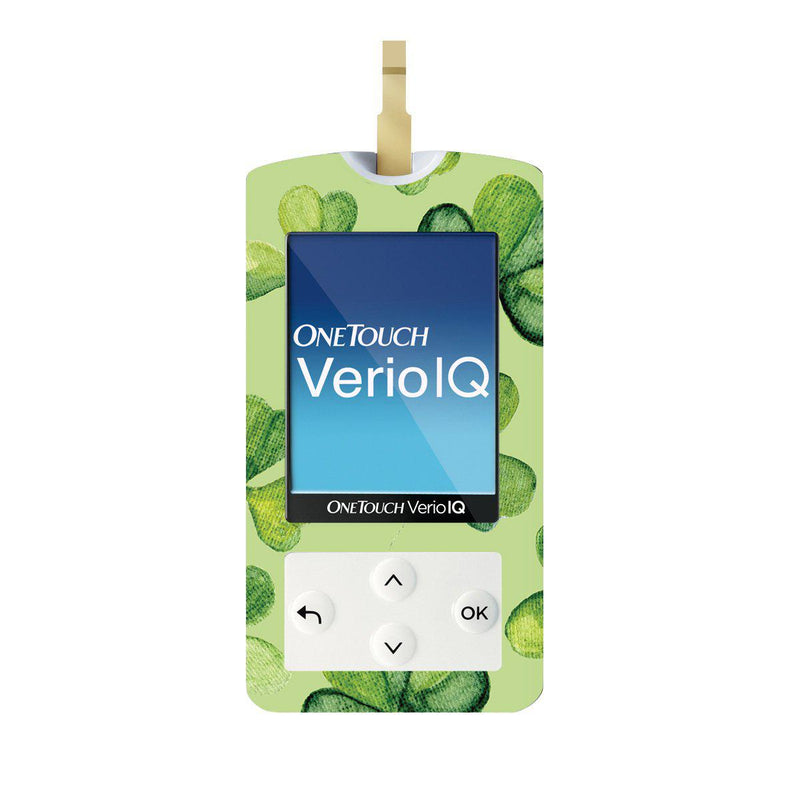 Peelz St. Patrick's Day for OneTouch Verio IQ Glucometer Peelz/Stickers White Smoke