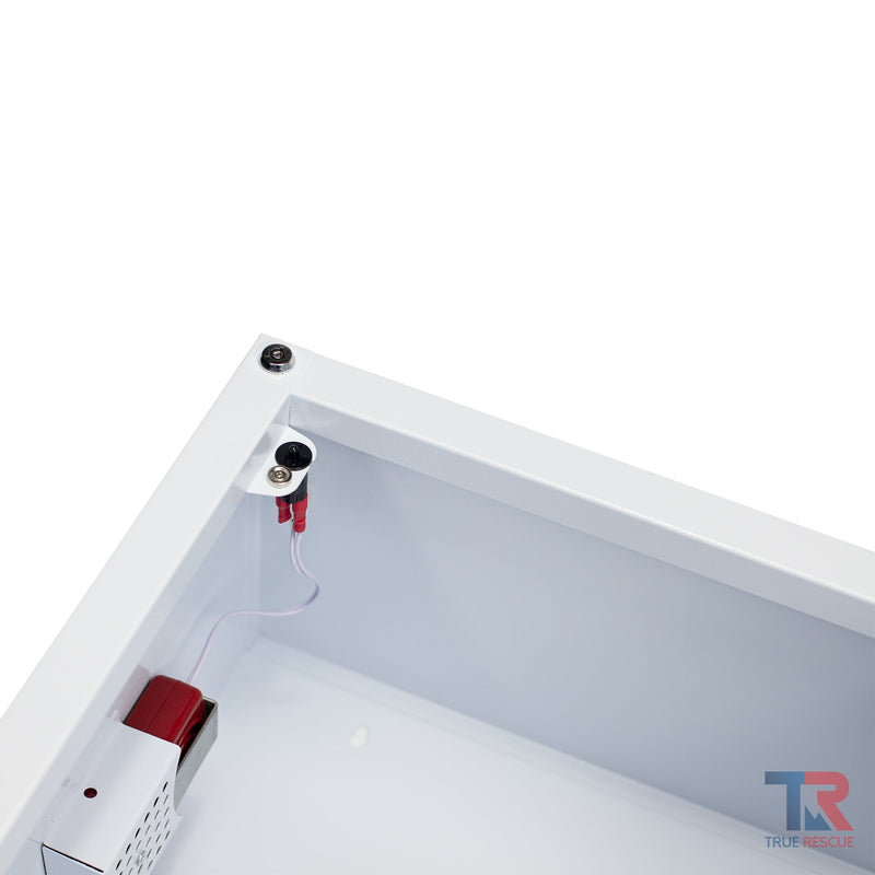 True Rescue Standard Surface Mounted Cabinet Cabinet Light Gray Small / Non-Alarmed,Small / Alarmed,Small / Alarmed & Strobed,Large / Non-Alarmed,Large / Alarmed,Large / Alarmed & Strobed