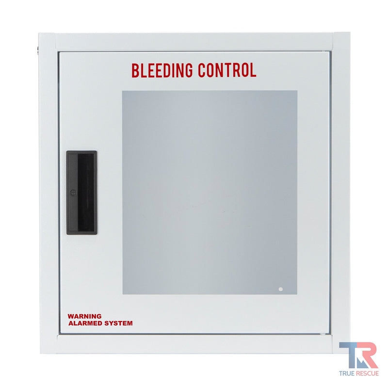 True Rescue Standard Surface Mounted Cabinet Cabinet Light Gray Large / Alarmed