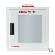 True Rescue Standard Surface Mounted Cabinet Cabinet Light Gray Large / Alarmed & Strobed