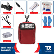 True Rescue Bleeding Control Kit by True Rescue Bleeding Control Kit Midnight Blue Standard Kit / C-A-T  Gen 7 Tourniquet / Black