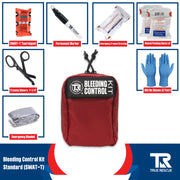 True Rescue Bleeding Control Kit by True Rescue Bleeding Control Kit Midnight Blue Standard Kit / SWAT-T Tourniquet / Black