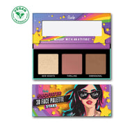 Rude Cosmetics NoFilter 3D Face Palette - Stars Face Palettes Rosy Brown Stars