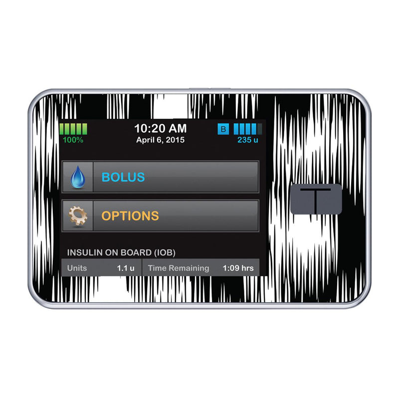 Peelz Static Interference Sticker for Tandem t:slim Peelz/Stickers Black
