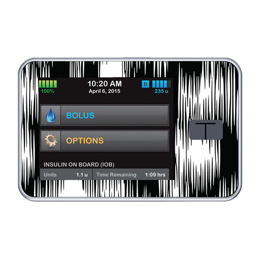 Peelz Static Interference Sticker for Tandem t:slim Peelz/Stickers Black