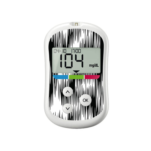 Peelz Static Interference for OneTouch Verio Flex Glucometer Peelz/Stickers White Smoke