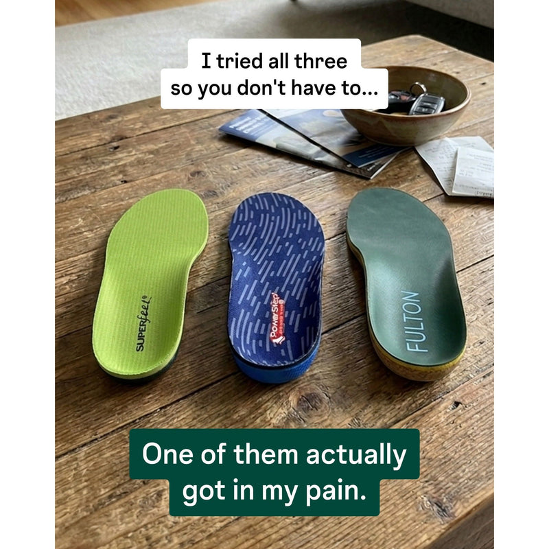 Fulton The Classic Insole Insoles & Inserts White Smoke Standard / Women / 5,Standard / Women / 6,Standard / Women / 7,Standard / Women / 8,Standard / Women / 9,Standard / Women / 10,Standard / Women / 11,Standard / Women / 12,Standard / Men / 8,Standard / Men / 9,Standard / Men / 10,Standard / Men / 11,Standa