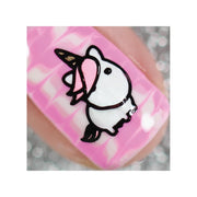 UberChic Beauty Unicorn Love-02 Stamping Plate Rosy Brown