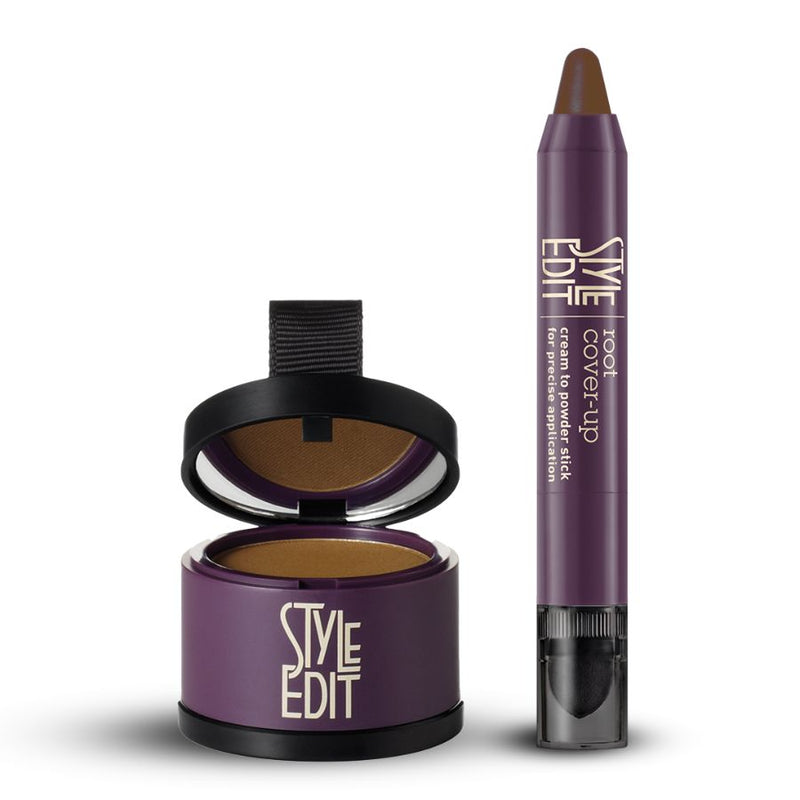 Style Edit Root Touch Up Powder and Stick Duo White Smoke Medium Brown