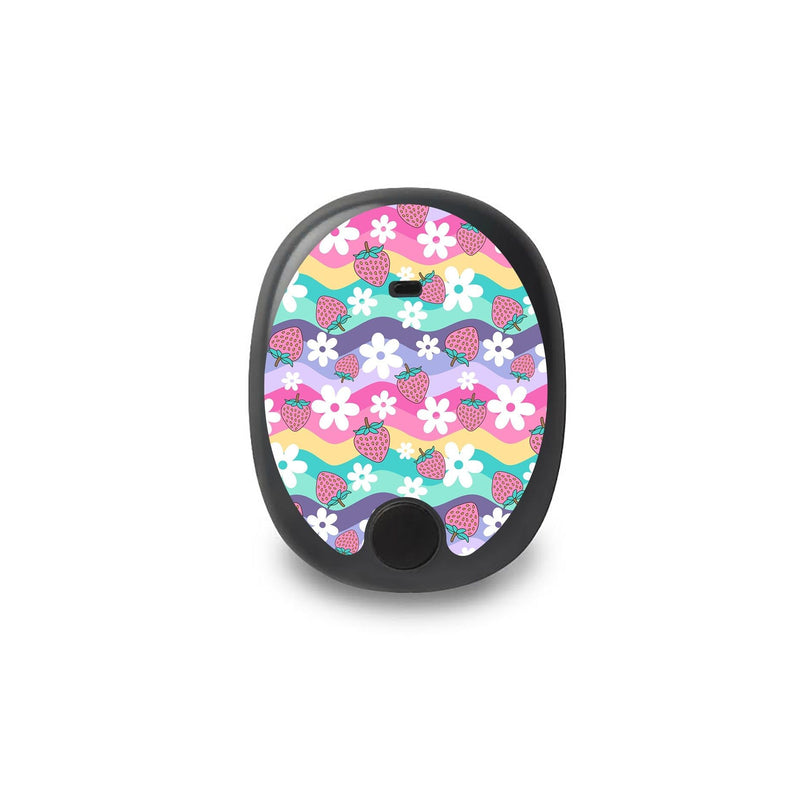 Peelz Strawberry Swing Eversense Smart Transmitter Peelz/Stickers White Smoke