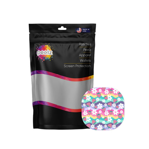 Peelz Strawberry Swing Overpatch Tape - Pump Peelz Patch Medical Tape White Smoke 12-Pack (Set of 12 Patches),4-Pack (Set of 4 Patches),1-Single (One Patch)