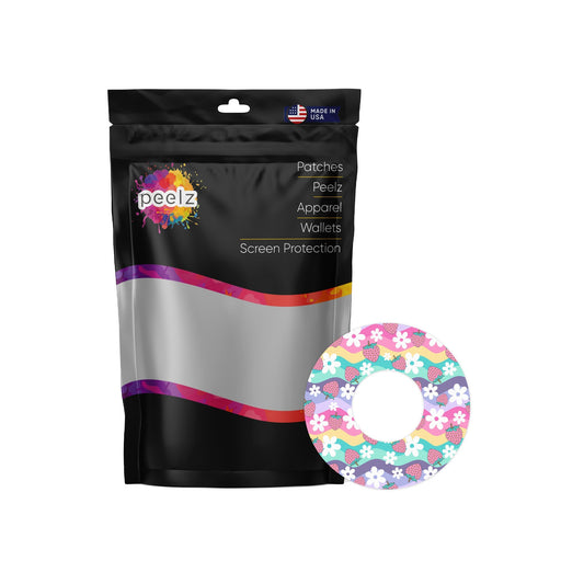 Peelz Strawberry Swing Patch Freestyle Libre 2 Patch Tape - Pump Peelz Patch Medical Tape White Smoke 12-Pack Libre 2 (Set of 12 Patches),4-Pack Libre 2 (Set of 4 Patches)