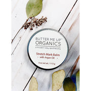 Butter Me Up Organics Organic Stretch Mark Body Butter Argan Oil/ Stretch Marks / Stretch Mark Salve / Stretch Mark Reducer / Organic Skincare / Butter Me Up Body Antique White