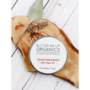 Butter Me Up Organics Organic Stretch Mark Body Butter Argan Oil/ Stretch Marks / Stretch Mark Salve / Stretch Mark Reducer / Organic Skincare / Butter Me Up Body Light Gray