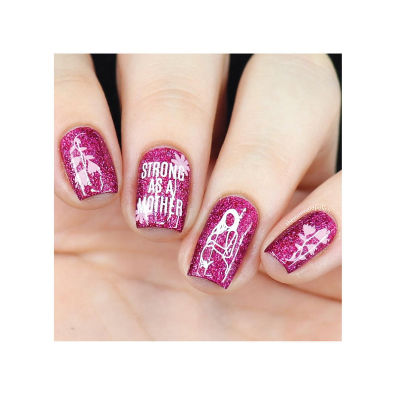 UberChic Beauty Mom Mode Stamping Plate Wheat
