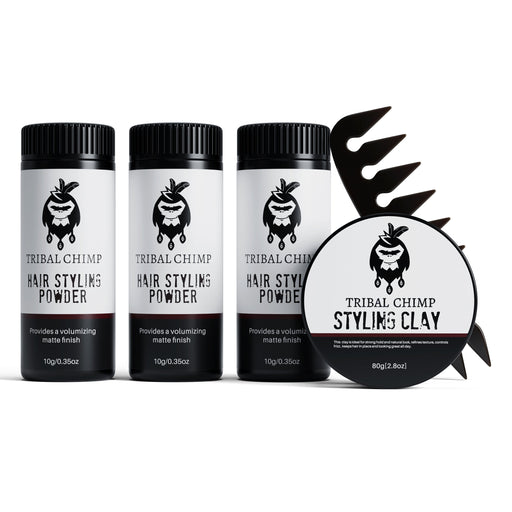 Tribal Chimp Styling Clay White Smoke Styling Clay Bundle