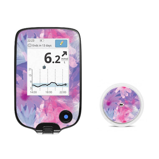 Peelz Summer Dream Freestyle Libre 2 Peelz/Stickers White Smoke Receiver + Sensor