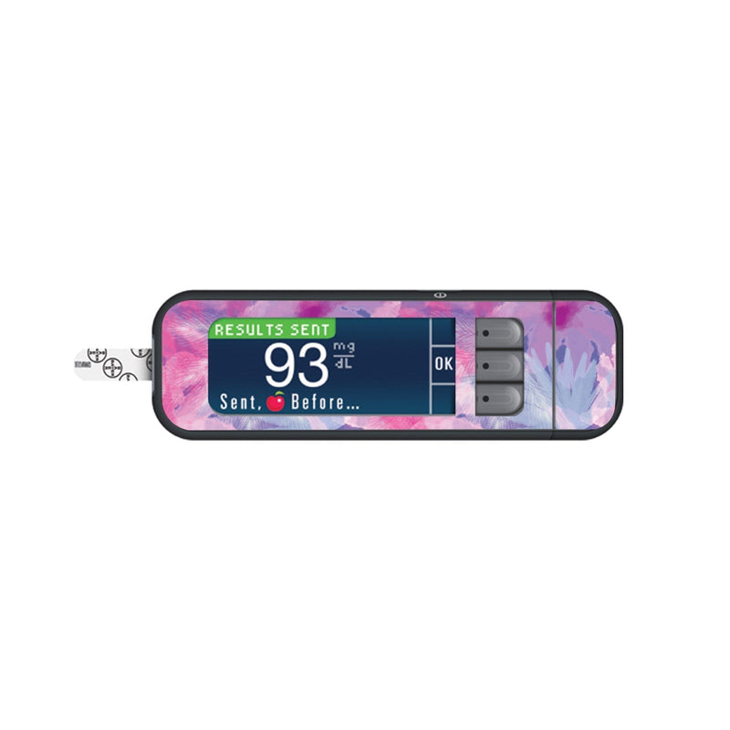 Peelz Summer Dream for Bayer Contour Next Glucometer Peelz/Stickers White Smoke