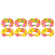 Peelz Summer Flowers Medtronic Guardian Connect Patch Tape - Pump Peelz Patch Medical Tape Seashell 4-Pack Medtronic CGM Tape