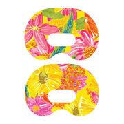 Peelz Summer Flowers Medtronic Guardian Connect Patch Tape - Pump Peelz Patch Medical Tape White Smoke 1-Pack Medtronic CGM Tape