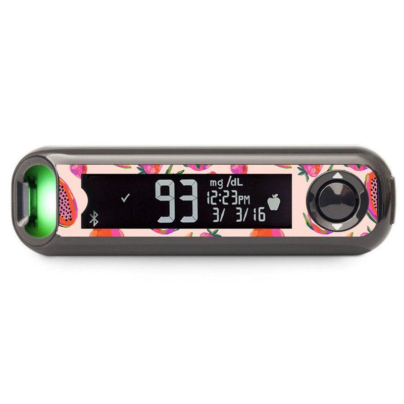Peelz Summer Fruits Bayer Contour© Next One Glucometer Peelz/Stickers Dark Slate Gray