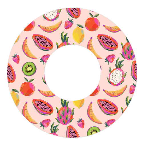 Peelz Summer Fruits Patch Freestyle Libre 2 Patch Tape - Pump Peelz Patch Medical Tape White Smoke 12-Pack Libre 2 (Set of 12 Patches),4-Pack Libre 2 (Set of 4 Patches)