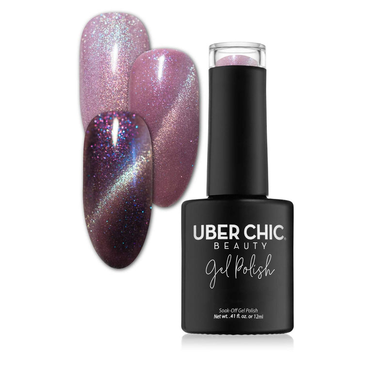 UberChic Beauty Cotton Candy Daydream - Cats Eye Iridescent Gel Polish Gel Polish Dark Slate Gray