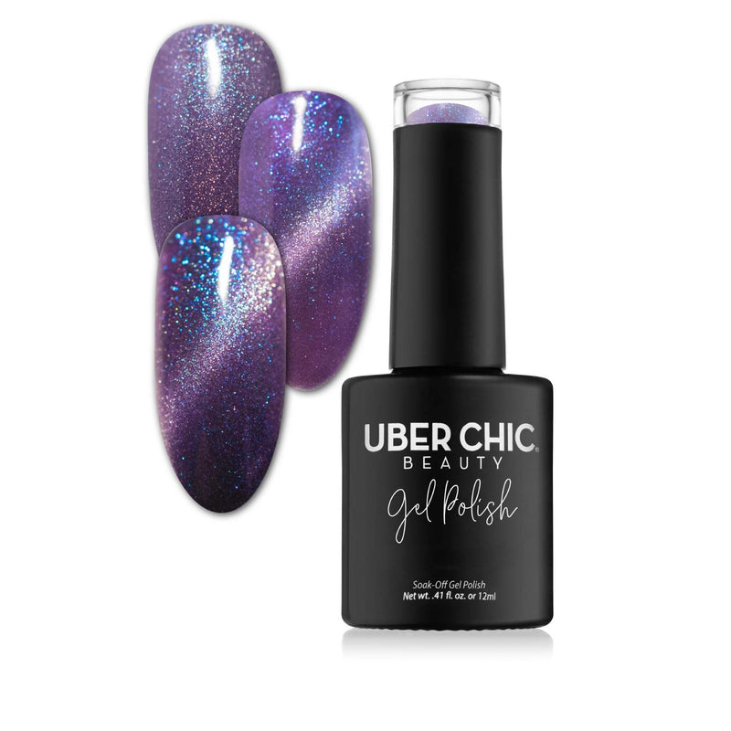 UberChic Beauty Galactic Night - Cats Eye Iridescent Gel Polish Gel Polish Dark Slate Gray