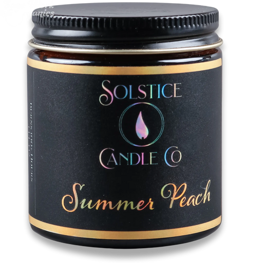 SageWork Organics Summer Peach Candle Candles Dark Slate Gray 4oz