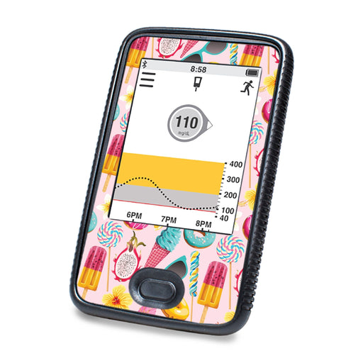 Peelz Summer Sweets Designed for DEXCOM G6 Touchscreen Receiver Peelz/Stickers White Smoke