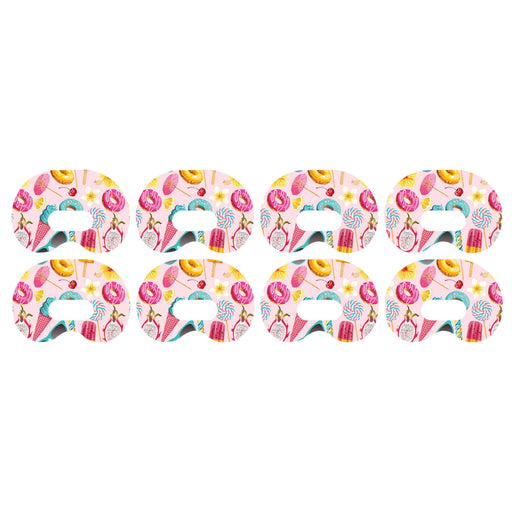 Peelz Summer Sweets Medtronic Guardian Connect Patch Tape - Pump Peelz Patch Medical Tape White Smoke 4-Pack Medtronic CGM Tape