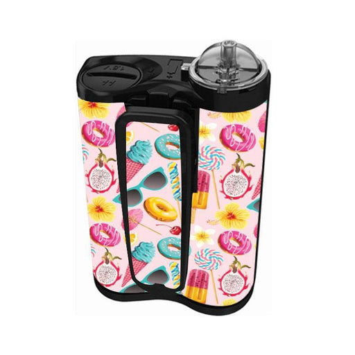 Peelz Summer Sweets for Sticker for Medtronic MiniMed 770G & 780G Peelz/Stickers White Smoke Back and Clip Peelz