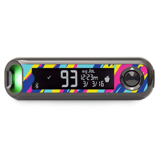 Peelz Summer Texture Bayer Contour© Next One Glucometer Peelz/Stickers Dim Gray