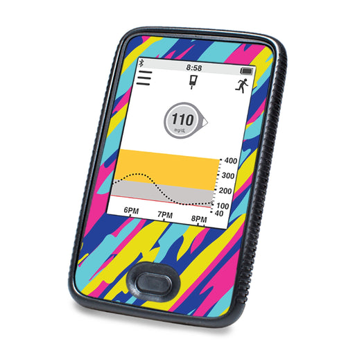 Peelz Summer Texture DEXCOM G6 Touchscreen Receiver Peelz/Stickers White Smoke