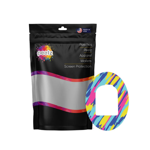 Peelz Summer Texture Pod Patch Tape - Pump Peelz Patch Medical Tape White Smoke 12-Pack (Set of 12 Patches),4-Pack (Set of 4 Patches)