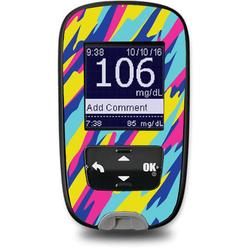 Peelz Summer Texture Sticker for the Accu-Chek Guide Glucometer Peelz/Stickers White Smoke