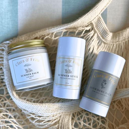 Clara & Fritz Tallow Shop Anywhere Balm for Face and Body Lotion & Moisturizer White Smoke 1.76 oz / Single,1.76 oz / 2-Pack