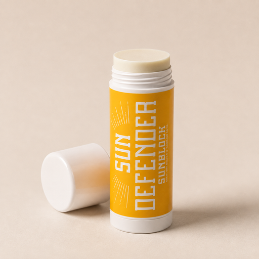 Doc Spartan® Sun Defender Sunblock Skin and Eye Care Light Gray
